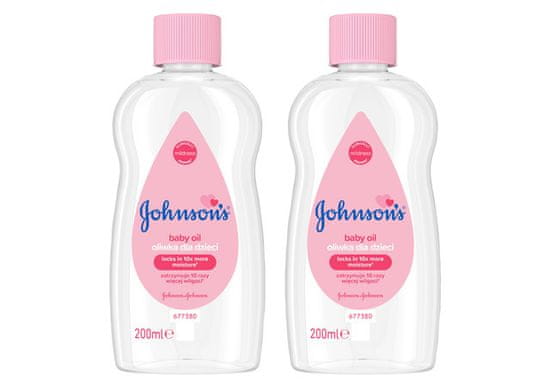 JOHNSON´S Dětský olej 2 x 200 ml