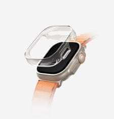 UNIQ Garde Shield - Puzdro pre Apple Watch 49 mm, Transparentné