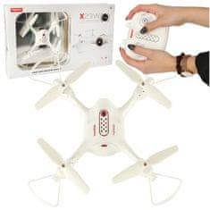 Aga Dron Syma X23W RC, 2.4GHz 4CH FPV Wi-Fi Biely