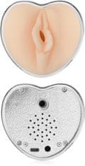 XSARA Masturbátor v tubě ve tvaru srdce 34 sex programy umělá kůže cyberskin - 79026851