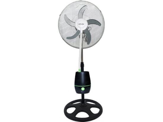 Wellhox Moderný hmlový ventilátor Kenex čierny 90W