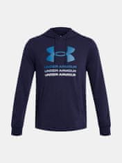 Under Armour Mikina UA Rival Terry Graphic Hood-BLU S