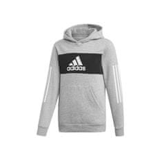 Adidas Mikina sivá 110 - 116 cm/XXS JR Sport ID Pullover