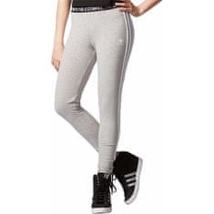 Adidas Nohavice beh sivá 152 - 157 cm/XS 3 Str Leggings