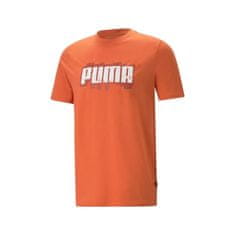 Puma Tričko oranžová S Graphics Wording Tee