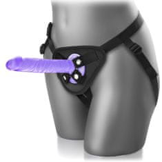 XSARA Strap-on anální vaginální gelové dildo 13cm umělý penis pro páry - 76660587