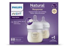 Philips Avent Láhev Natural Response 125 ml, 0m+, 2 ks