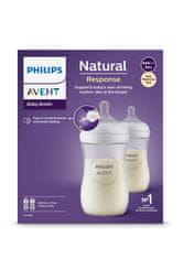 Philips Avent Fľaša Natural Response 260 ml, 1m+, 2 ks