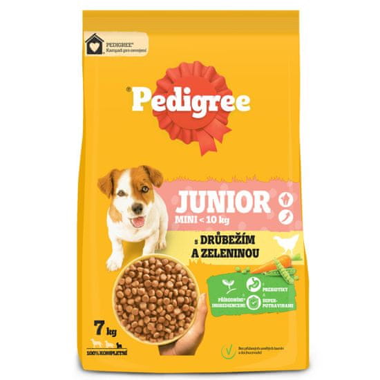 Pedigree granule hovädzie a hydinové pre dospelých psov 7 kg