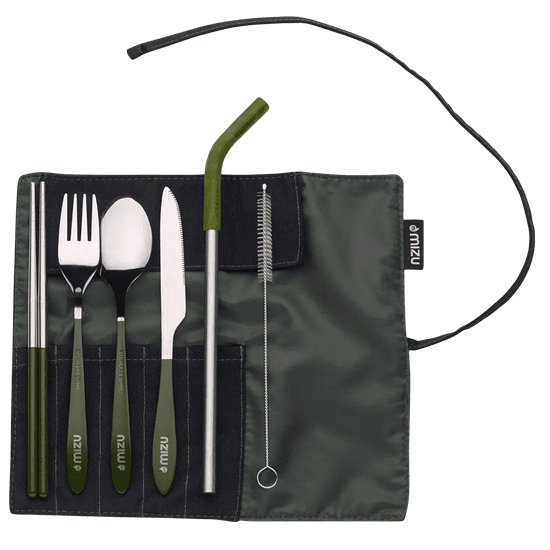 Mizu Príbor MIZU Urban Cutlery Set army green