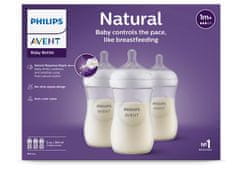 Philips Avent Fľaša Natural Response 260 ml, 1m+, 3 ks