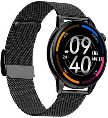 Inteligentné hodinky MAXCOM FIT FW58 VANAD PRO farebný veľký AMOLED displej dlhá výdrž batérie, multisport, tepová frekvencia meranie tlaku SpO2 dlhá výdrž sprievodná aplikácia Bluetooth IP68 HD+ rozlíšenie displeja elegantný dizajn multisport notifikácie z telefónu monitorovanie spánku športové režimy počas ovládania fotoaparátu ovládanie hudobného prehrávača dýchacie cvičenia notifikácie z telefónu Bluetooth volanie priamo z hodiniek vymeniteľné ciferníky ženské funkcie vyhľadávanie telefónu telefonovanie z hodiniek