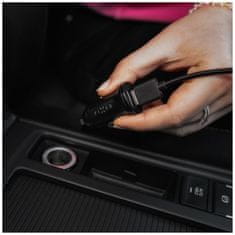 FIXED Súprava nabíjačky do auta s 2xUSB výstupom a káblom USB/USB-C, 1 meter, 15 W Smart Rapid Charge FIXCC15N-2UC-BK, čierna