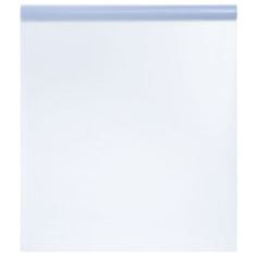 Vidaxl Okenná fólia statická matná transparentná sivá 90x1000 cm PVC