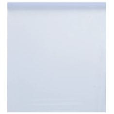 Vidaxl Okenná fólia statická matná transparentná biela 45x500 cm PVC