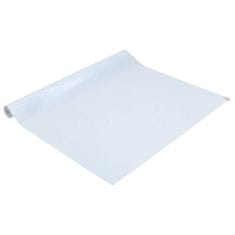 Vidaxl Okenná fólia statická matná transparentná biela 90x500 cm PVC
