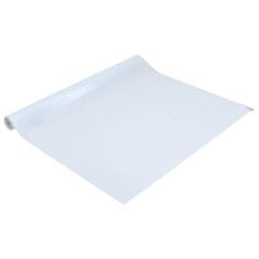 Vidaxl Okenná fólia statická matná transparentná biela 45x500 cm PVC