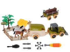 KIK Plastová farma s traktorom a príslušenstvom KX5309_1