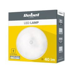 Rebel ZAR0550-1 Dobíjacia LED nočná lampa s magnetom biela