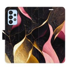 iSaprio Flipové puzdro - Gold Pink Marble 02 pre Samsung Galaxy A53 5G