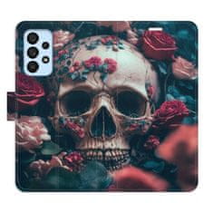 iSaprio Flipové puzdro - Skull in Roses 02 pre Samsung Galaxy A53 5G