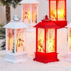 Netscroll Vianočná lampa, vianočná dekorácia, dekorácia domova, lampa, sezónna dekoratívna lampa, sezónne ozdoby, ideálna na dekoráciu stola, 1+1 ZDARMA, LanternLights