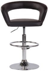 BHM Germany Barová stolička Jaen, syntetická koža, hnedá