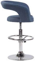BHM Germany Barová stolička Jaen, textil, modrá