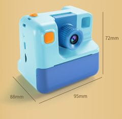 Bezdoteku Detský instantný fotoaparát OPTIMUS modrý