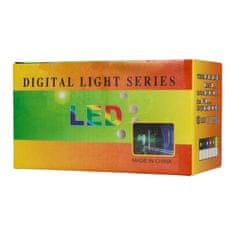 WOWO Vianočná LED Svetelná Reťaz 20m, 200LED Multicolor - Solárne Osvetlenie Stromčeka