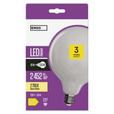 EMOS LED žiarovka Filament Globe / E27 / 18 W (150 W) / 2 452 lm / teplá biela
