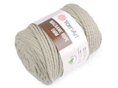 Pletacia priadza Macrame Rope Ø5 mm 500 g rozčesávacia - (753/201) režné svetlá