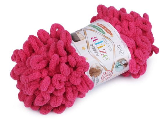 Alize Pletacia priadza Puffy 100 g - (149) pink