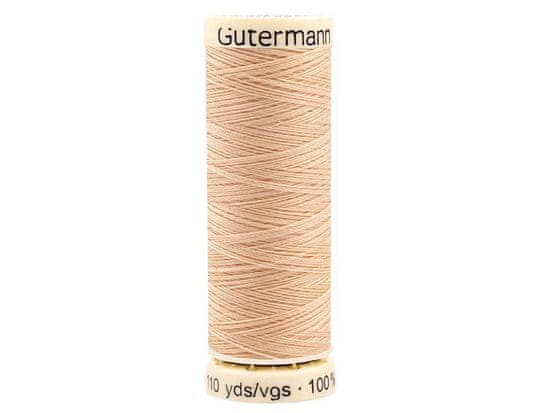 Gutermann Polyesterová priadza návin 100 m Gütermann univerzálna - Apricot Sherbet