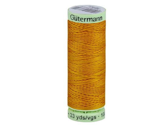 Gutermann Polyesterové nite Gütermann Jeans návin 30 m - horčicová tmavá