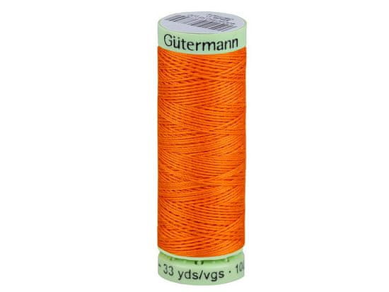 Gutermann Polyesterové nite Gütermann Jeans návin 30 m - oranžová