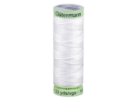 Gutermann Polyesterové nite Gütermann Jeans návin 30 m - biela