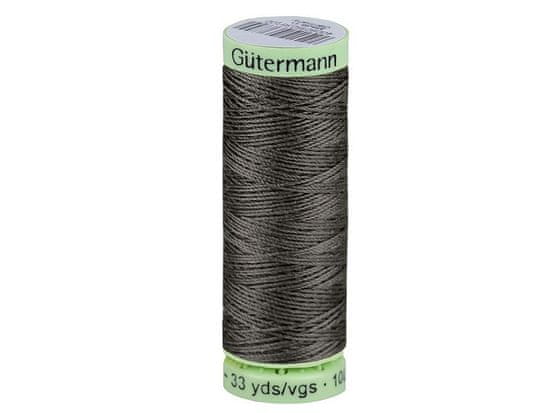 Gutermann Polyesterové nite Gütermann Jeans návin 30 m - šedá tmavá