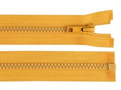 Kostený zips No 5 dĺžka 40 cm bundový - horčicová