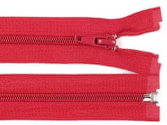 Špirálový zips No 5 dĺžka 30 cm bundový POL - červená