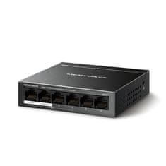 TP-LINK Switch Mercusys MS106LP 2x LAN, 4x LAN s PoE, 40W