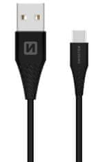 SWISSTEN Dátový Kábel Usb / Usb-C Čierny 1,5M (9Mm)