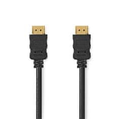 Nedis CVGB34000BK20 - Kábel High Speed HDMI s Ethernetom | HDMI Konektor - HDMI Konektor | 2 m | Čierna farba