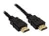 prepojovací kábel HDMI <-> HDMI 1,5 m, 19pin. Ultra HD 4K x 2K (3840 x 2160, YCbCr 4:4:4)/60 Hz - bulk