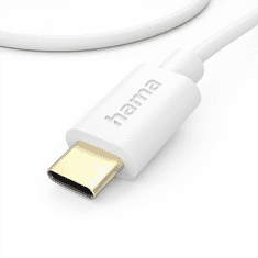 HAMA kábel USB-C 2.0 typ CC 1 m, biela