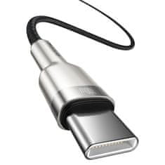 BASEUS Dátový kábel Cafule USB-C/USB-C 1m 100W (20V 5A) čierny