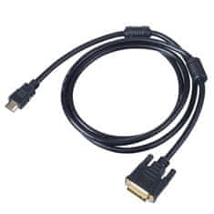 Akyga Kábel HDMI 1.4(M)/DVI 24+1(M), 1,8m