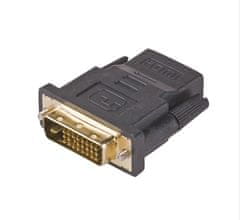 Akyga konvertor DVI-M 24+1/HDMI-F/ABS/cierna