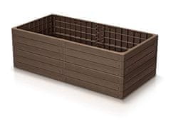 Prosperplast KAXL Vyvýšený záhon 1492x756x250mm, hnedý BASE WOODY IBWR-7587U