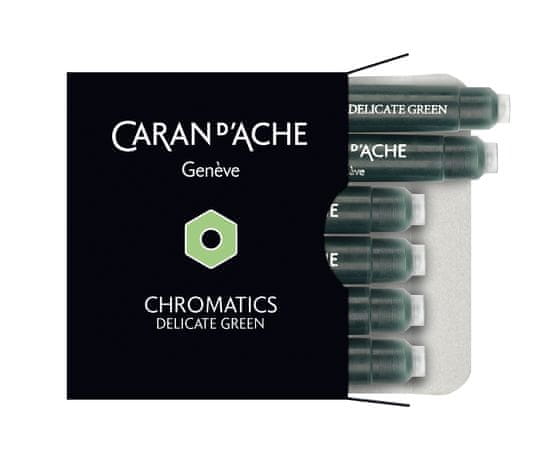 Caran´d Ache Atramentové bombičky "Chromatics", zelená Delicate Green, 8021.221